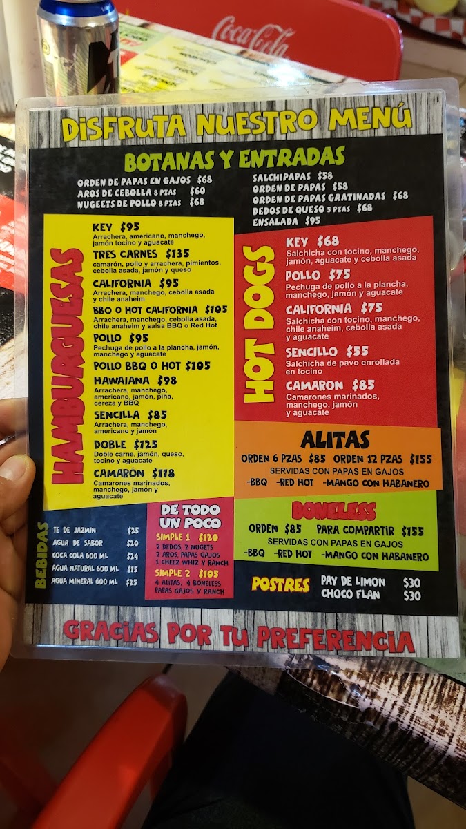 Burger Key Menu - Image 3